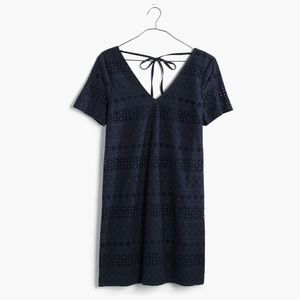 Madewell Embroidered Eyelit Dress